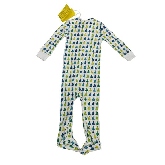 NWT Lila & Hayes Size 3-6M Parker PJs in Christmas Tree - Picture 2 of 5